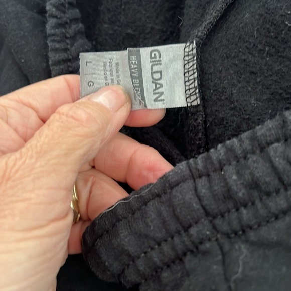 Black sweats with elastic waist - Picture 4 of 5